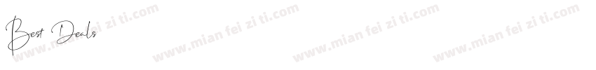 Best Deals字体转换